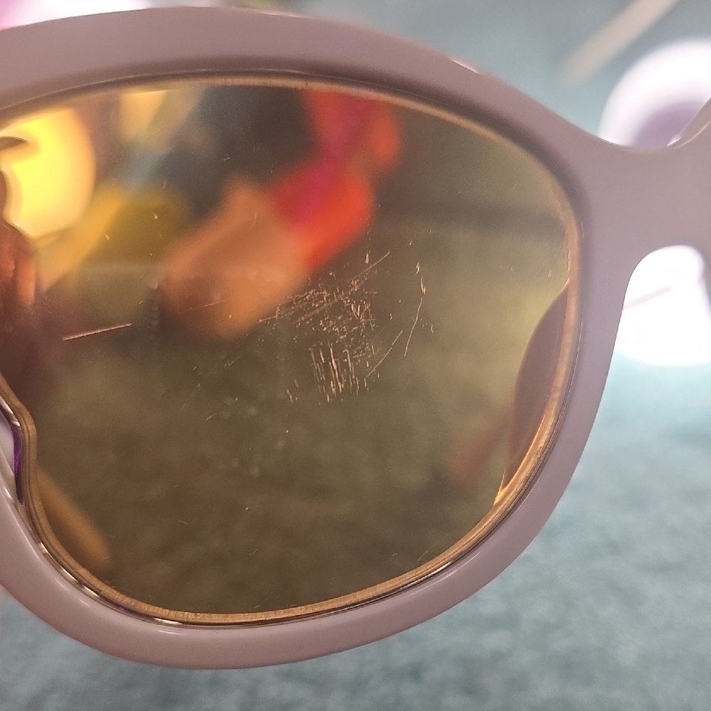 Coach Women's Butterfly Sunglasses - Gold ,cream - Picture 12 of 12